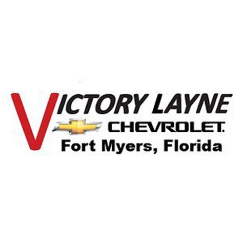 Victory layne chevrolet - Test-drive a certified Chevrolet vehicle in FORT MYERS at Victory Layne Chevrolet. Skip to Main Content. Sales (239) 603-7069; Service (239) 603-7072; Call Us. Sales (239) 603-7069; ... Victory Layne Chevrolet. 3980 FOWLER STREET FORT MYERS FL 33901-2604. Sales Service Directions. Facebook Twitter.